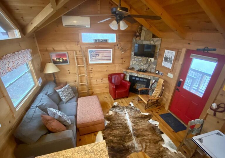 Its-Five-OClock-Here-Cozy-Waterfront-Cabin-with-a-HOT-TUB-on-the-Blue-Ridge-Parkway-Pet-Friendly-4